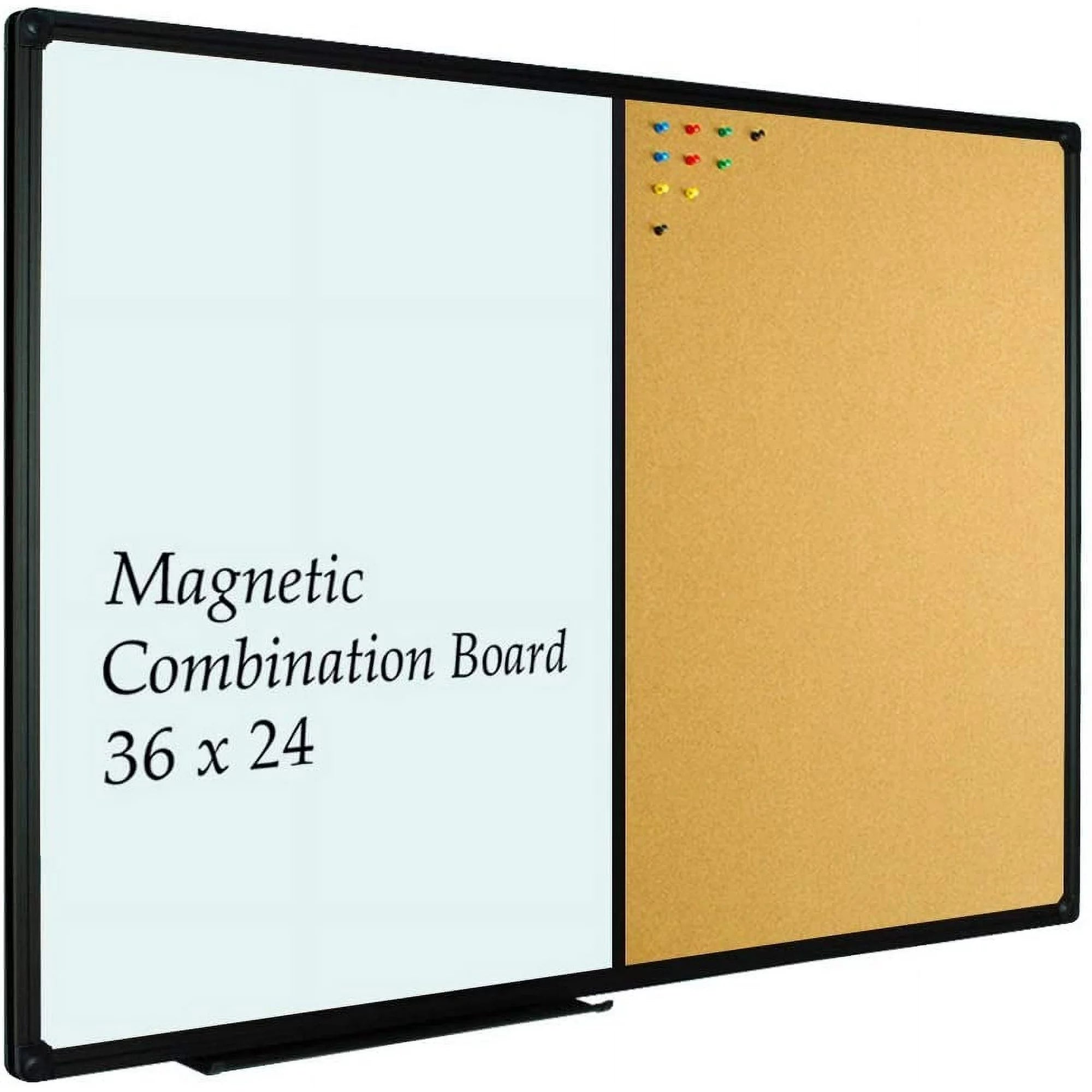 The Best 36 x 24 Inch Bulletin Cork Board Combo