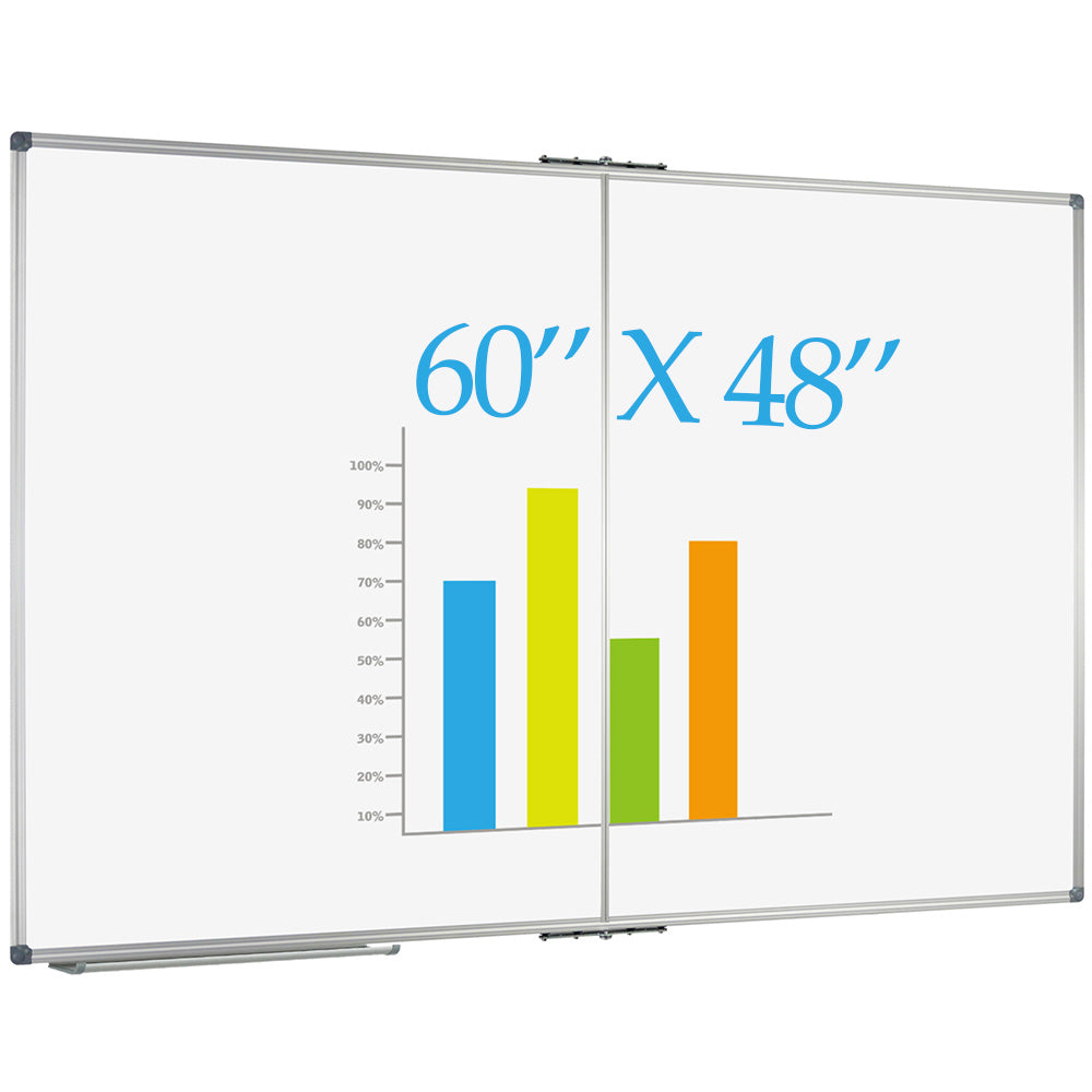 JILoffice Foldable Whiteboard 60x48" (Magnetic, Large)